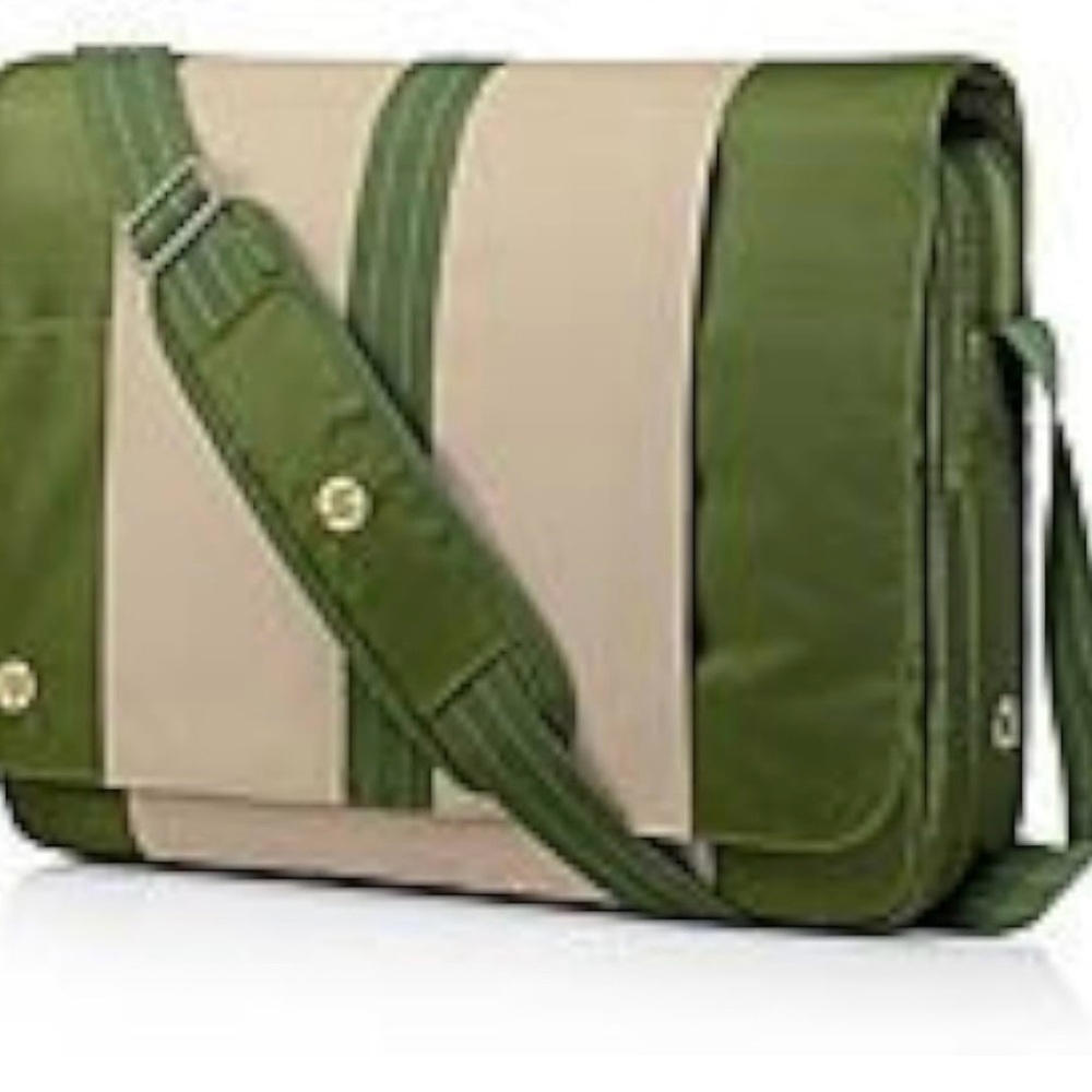 ❤️ Carrying Case Messenger 16.1" Notebook - Leaf Green Messenger Bag UNISEX
